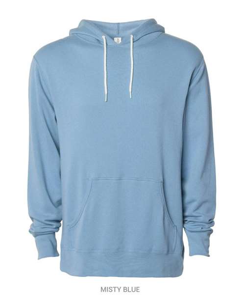 Load image into Gallery viewer, Unisex Lightweight Hooded Sweatshirt - Misty Blue