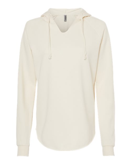 Load image into Gallery viewer, Women’s Lightweight California Wave Wash Hooded Sweatshirt - Bone