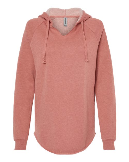 Load image into Gallery viewer, Women’s Lightweight California Wave Wash Hooded Sweatshirt - Dusty Rose