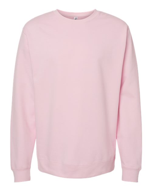 Load image into Gallery viewer, Unisex Midweight Crewneck Sweatshirt - Light Pink