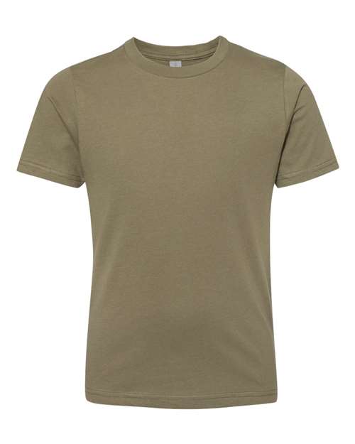 Load image into Gallery viewer, Youth Cotton T-Shirt - Military Green