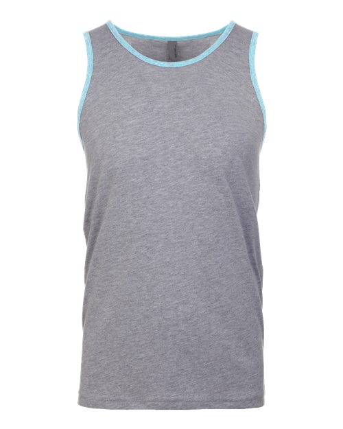 Load image into Gallery viewer, Unisex Cotton Tank - Heather Grey/ Cancun