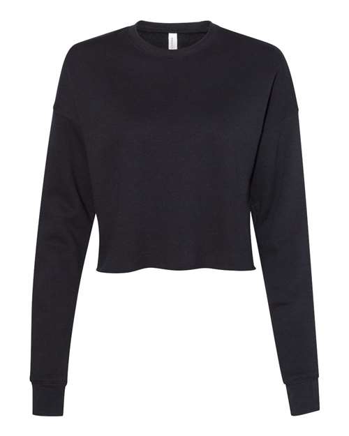 Load image into Gallery viewer, Women's Crop Fleece Crewneck Sweatshirt — product photo 1
