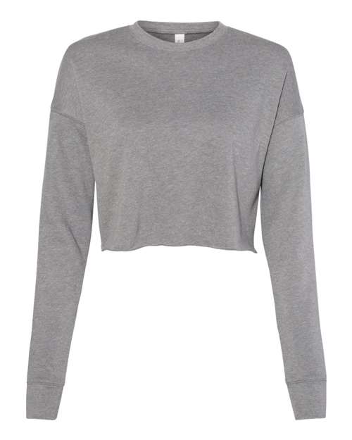 Load image into Gallery viewer, Women's Crop Fleece Crewneck Sweatshirt — product photo 3
