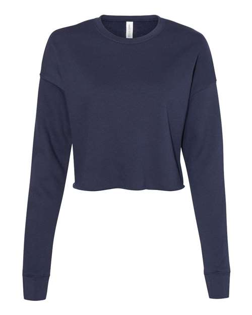 Load image into Gallery viewer, Women's Crop Fleece Crewneck Sweatshirt — product photo 6