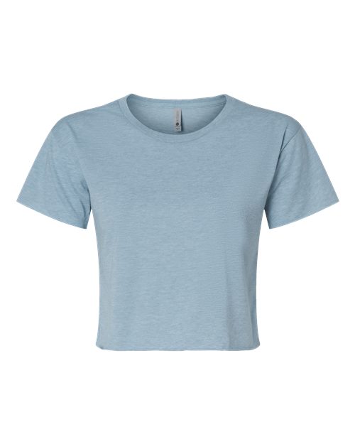 Load image into Gallery viewer, Women's Festival Crop Top - Stonewash Denim