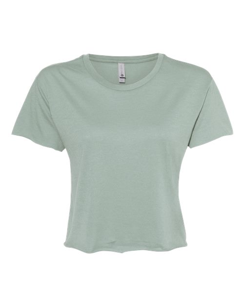 Load image into Gallery viewer, Women's Festival Crop Top - Stonewash Green