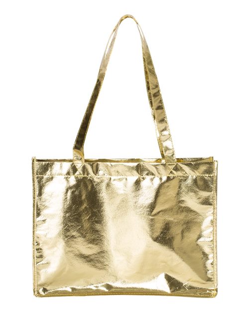 Load image into Gallery viewer, Metallic Large Tote — blank bag for DTF printing
