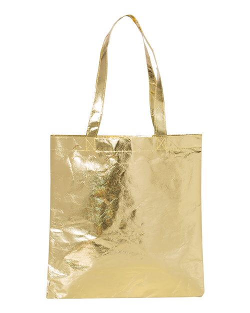 Load image into Gallery viewer, Metallic Tote — blank bag for DTF printing