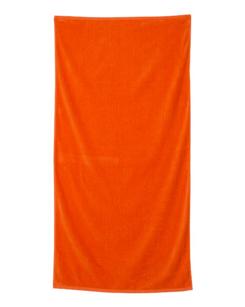 Load image into Gallery viewer, Q-Tees QV3060 Velour Beach Towel - Orange