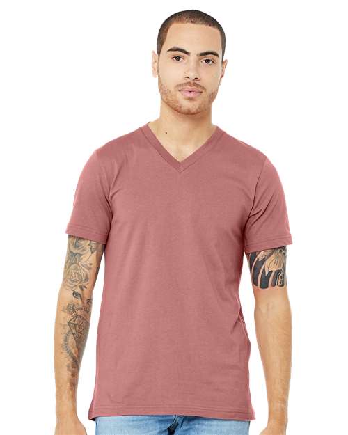 Load image into Gallery viewer, Unisex Jersey V-Neck Tee — product photo 12