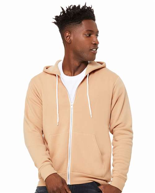 Load image into Gallery viewer, Unisex Sponge Fleece Full-Zip Hoodie Sweatshirt — product photo 26