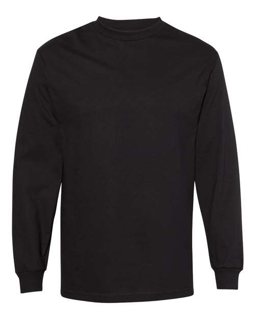 Load image into Gallery viewer, Unisex Heavyweight Cotton Long Sleeve Tee - Black