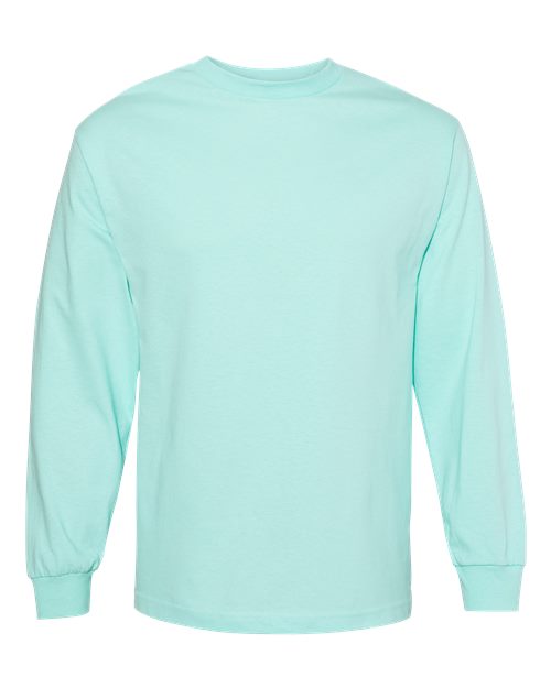 Load image into Gallery viewer, Unisex Heavyweight Cotton Long Sleeve Tee - Celadon