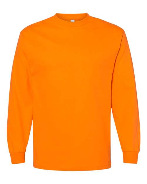 Load image into Gallery viewer, Unisex Heavyweight Cotton Long Sleeve Tee - Orange