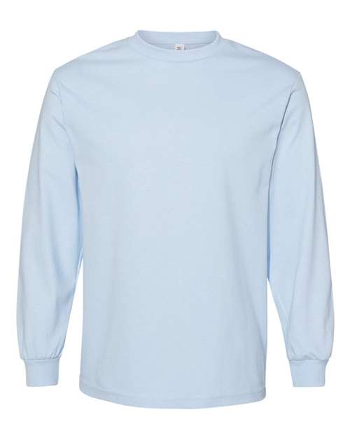Load image into Gallery viewer, Unisex Heavyweight Cotton Long Sleeve Tee - Powder Blue