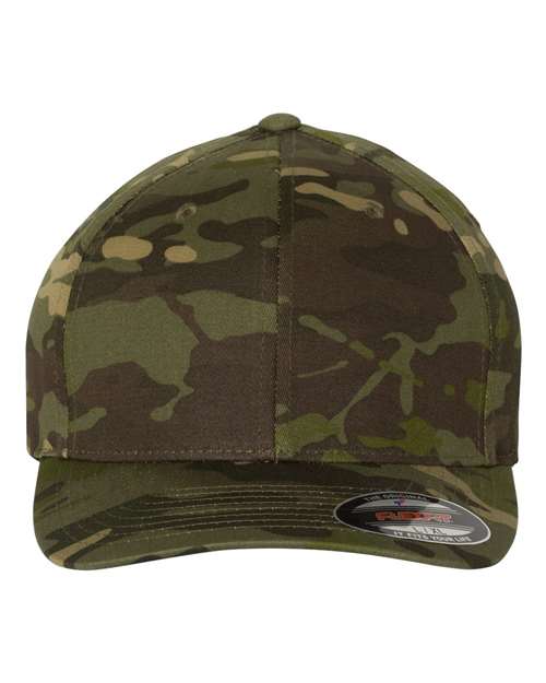 Load image into Gallery viewer, Flexfit 6277 Cotton Blend Cap - Multicam Tropic