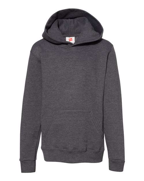 Load image into Gallery viewer, Youth EcoSmart® Hooded Sweatshirt - Charcoal Heather