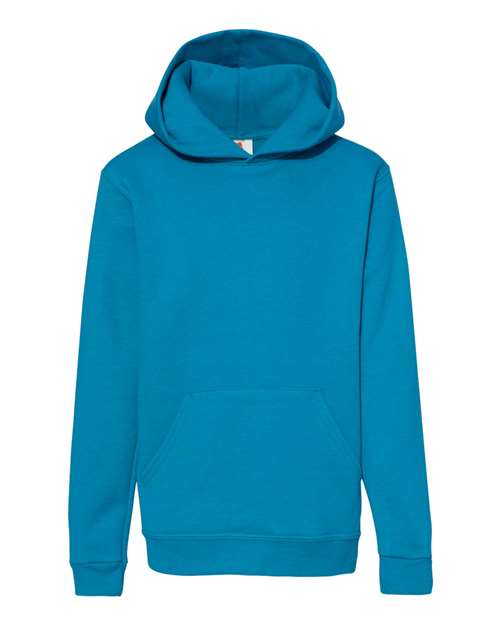 Load image into Gallery viewer, Youth EcoSmart® Hooded Sweatshirt - Teal
