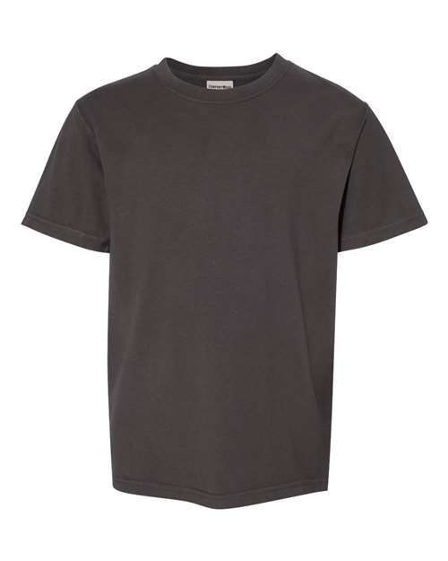 Load image into Gallery viewer, Youth Garment-Dyed T-Shirt - New Railroad Grey