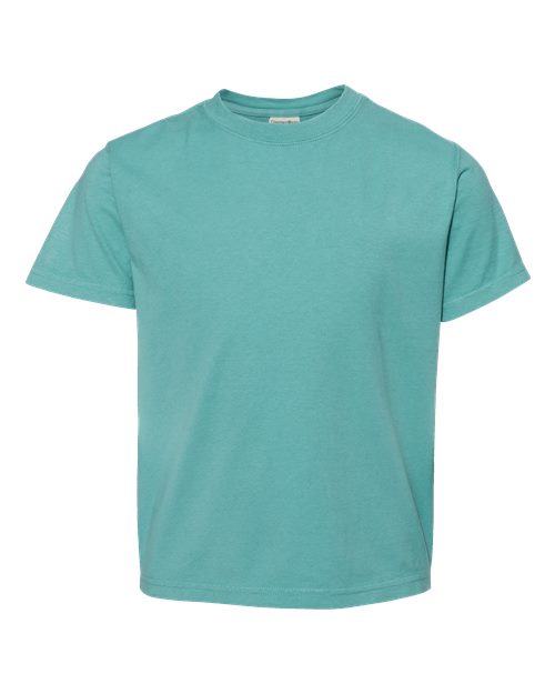 Load image into Gallery viewer, Youth Garment-Dyed T-Shirt - Spanish Moss
