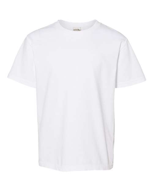 Load image into Gallery viewer, Youth Garment-Dyed T-Shirt - White