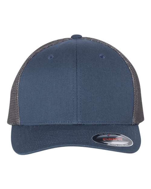 Load image into Gallery viewer, Flexfit 6511 Trucker Cap - Navy/ Graphite