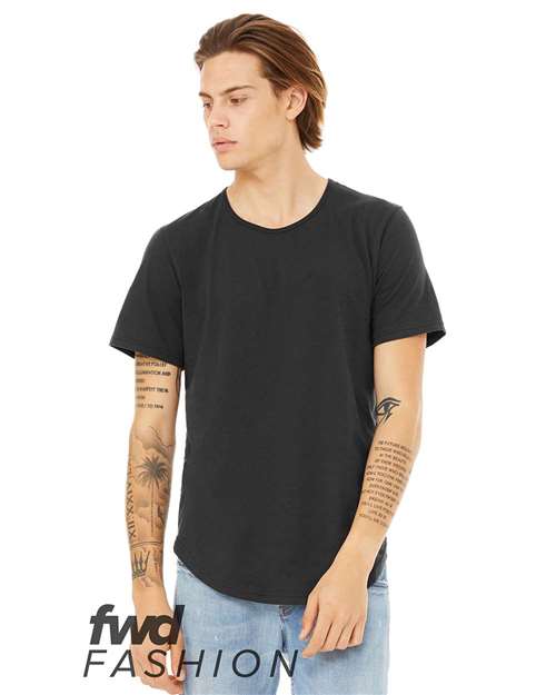 Load image into Gallery viewer, Men's Jersey Curved Hem Tee — product photo 2