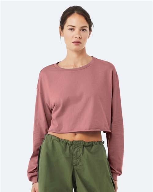 Load image into Gallery viewer, Women's FWD Fashion Crop Long Sleeve Tee — product photo 5