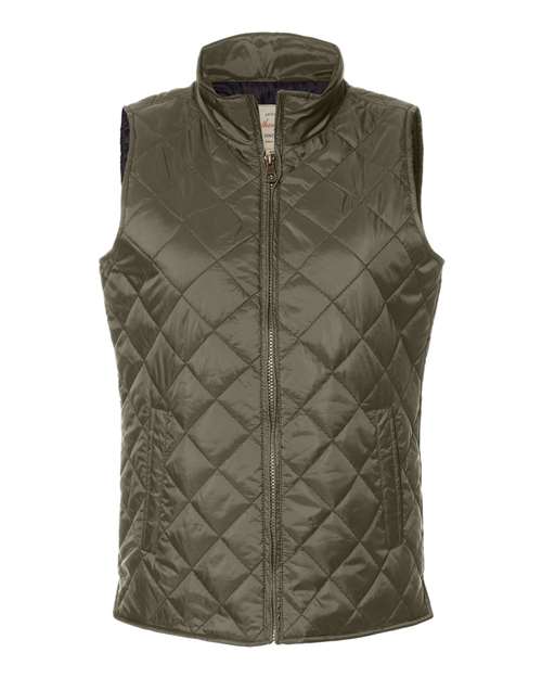 Load image into Gallery viewer, Weatherproof W207359 Women's Vintage Diamond Quilted Vest - Rosin