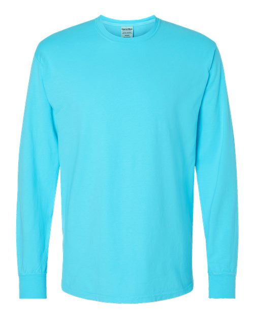 Load image into Gallery viewer, Unisex Garment-Dyed Long Sleeve T-Shirt - Freshwater