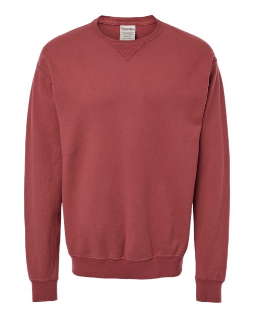 Load image into Gallery viewer, Unisex Garment-Dyed Crewneck Sweatshirt - Cayenne