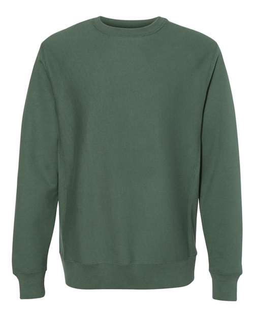 Load image into Gallery viewer, Unisex Legend Premium Heavyweight Cross-Grain Crewneck Sweatshirt - Alpine Green
