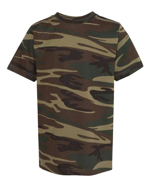 Load image into Gallery viewer, Youth Camouflage T-Shirt - Green Woodland