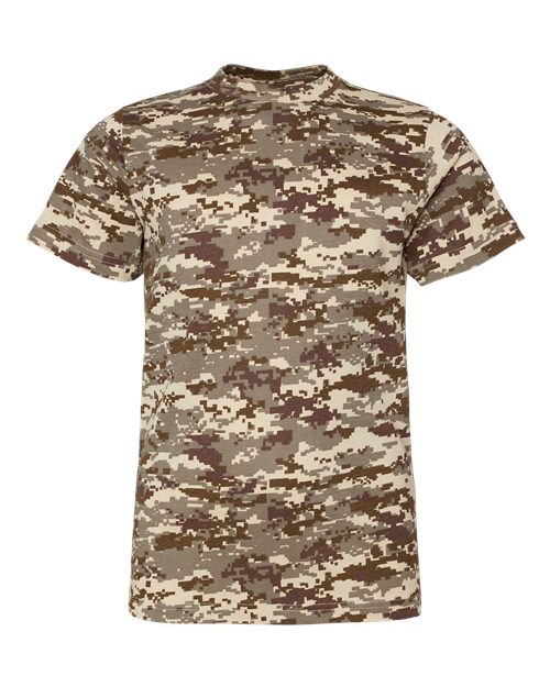 Load image into Gallery viewer, Youth Camouflage T-Shirt - Sand Digital