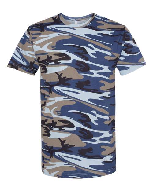 Load image into Gallery viewer, Unisex Camo Tee - Blue Woodland