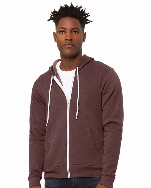Load image into Gallery viewer, Unisex Sponge Fleece Full-Zip Hoodie Sweatshirt — product photo 21