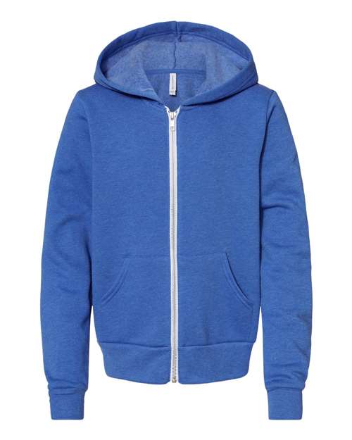 Load image into Gallery viewer, Youth Sponge Fleece Full-Zip Hoodie Sweatshirt — product photo 5