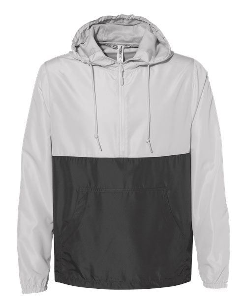Load image into Gallery viewer, Independent Trading Co. EXP54LWP Unisex Lightweight Quarter-Zip Windbreaker Pullover Jacket - Smoke/ Graphite