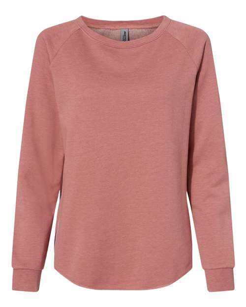 Load image into Gallery viewer, Women's California Wave Wash Crewneck Sweatshirt - Dusty Rose
