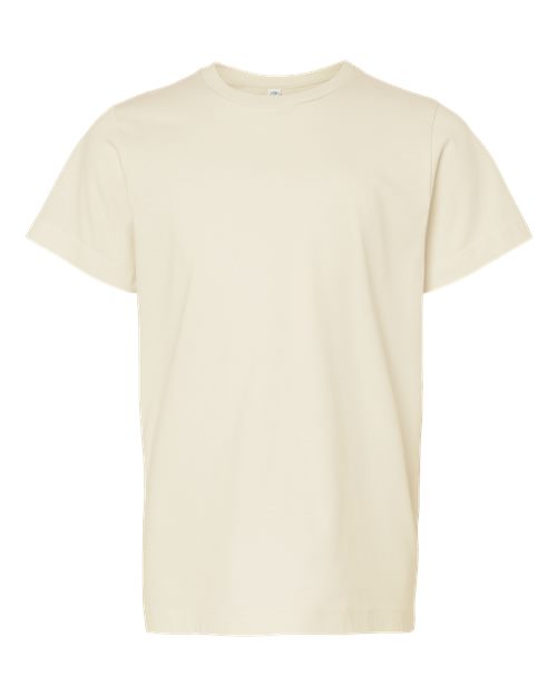 Load image into Gallery viewer, LAT 6101 Youth Fine Jersey Tee - Natural