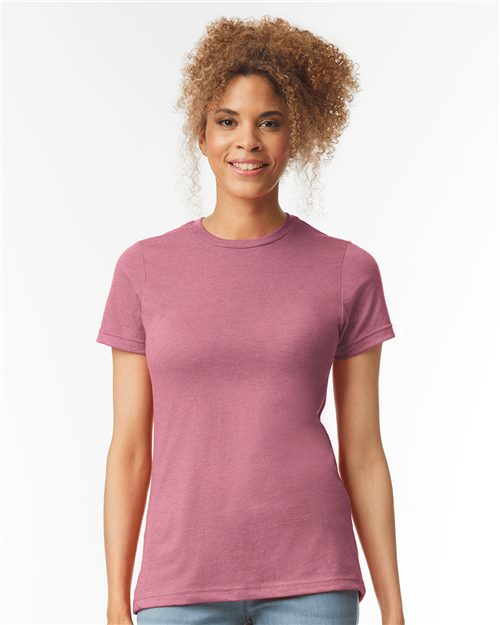 Load image into Gallery viewer, Women's Softstyle® CVC T-Shirt — blank t-shirt for DTF printing