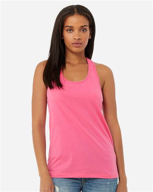 Load image into Gallery viewer, Women's Jersey Racerback Tank — product photo 3