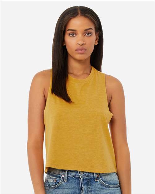 Load image into Gallery viewer, Women's Racerback Crop Tank — product photo 9