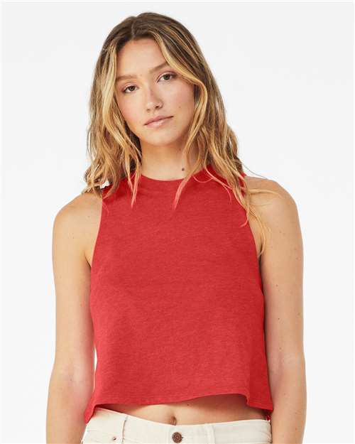 Load image into Gallery viewer, Women's Racerback Crop Tank — product photo 13