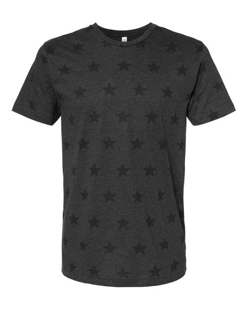 Load image into Gallery viewer, Unisex Star Print Tee - Smoke Star