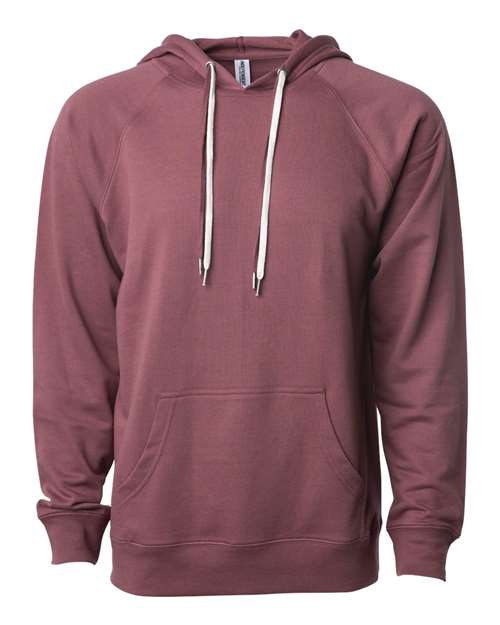 Load image into Gallery viewer, Unisex Icon Lightweight Loopback Terry Hooded Sweatshirt - Port