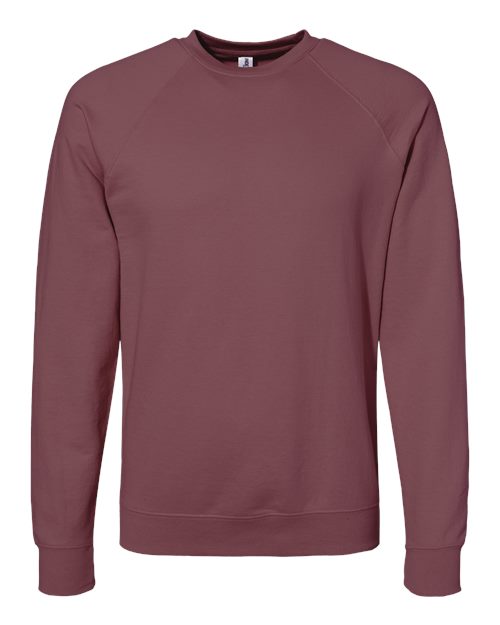 Load image into Gallery viewer, Unisex Icon Lightweight Loopback Terry Crewneck Sweatshirt - Port