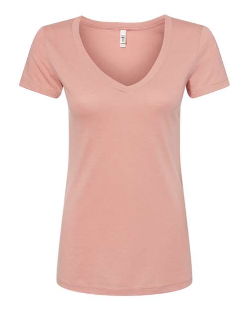 Load image into Gallery viewer, Women's Ideal V-Neck T-Shirt - Desert Pink