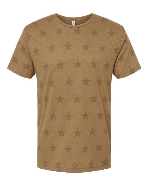 Load image into Gallery viewer, Unisex Star Print Tee - Coyote Brown Star